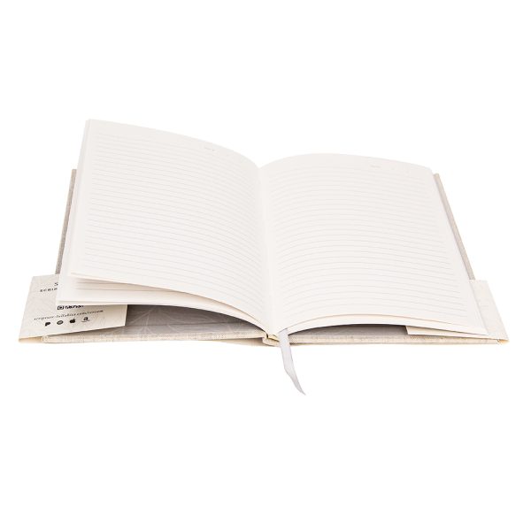 New Design Cloth Notebook Printing Logo Custom Hardcover Socialcontent Operator Work Plan Binding Journal Planner - Imagen 4