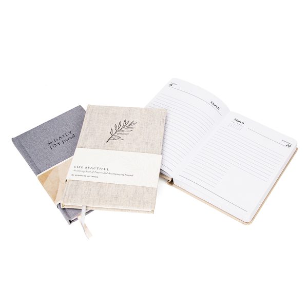 Custom Printed A5 Hardcover Thick Cloth Cover Notebook Lay Flat Hardbound Cover Linen Journal Promotion Diary School Supplies - Imagen 5