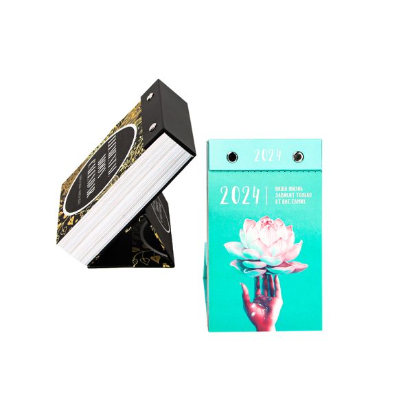 Multifunctional 365 Days Tear Away Calendar Custom Photo Printing Goal Tracking Built in Countdown Display System - Image 3