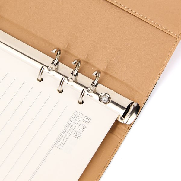 2025 Custom A5 PU Leather Notebooks Weekly Planners Diary Hardcover Binding Printed Notebook - Imagen 3