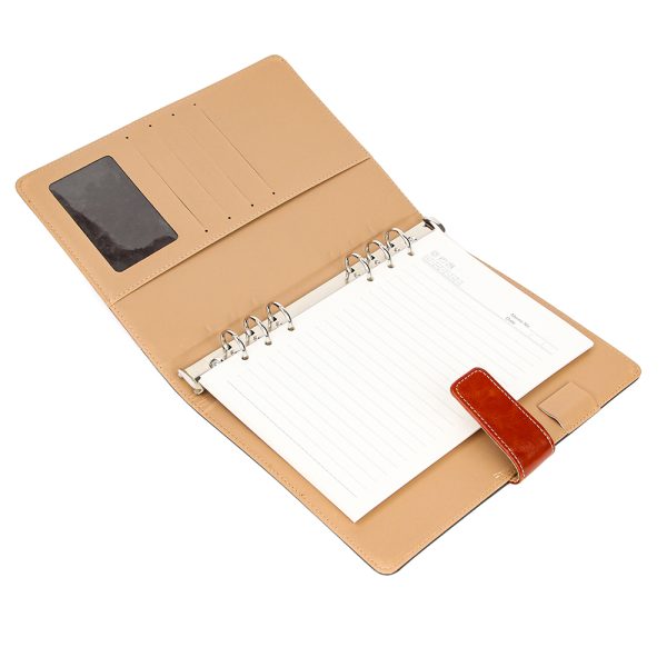2025 Custom A5 PU Leather Notebooks Weekly Planners Diary Hardcover Binding Printed Notebook - Imagen 5
