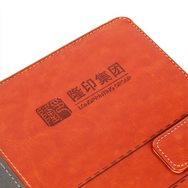 2025 Custom A5 PU Leather Notebooks Weekly Planners Diary Hardcover Binding Printed Notebook - Imagen 8