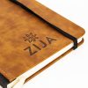 Office Supplier Production Custom Business PU Leather Notebook with Lock Type High-end Stationery Notebook - Imagen 4