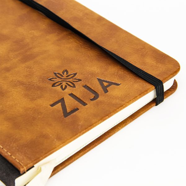 Office Supplier Production Custom Business PU Leather Notebook with Lock Type High-end Stationery Notebook - Imagen 4