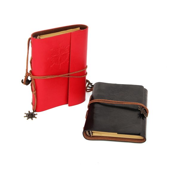 A5 Pu leather Hardcover Notebook  Customized Planner Promotional Business High Quality Leather Diary Leather Book Cover - Imagen 3