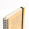Customized Logo Cover Spiral Notebook Cheap A5 Size Kraft Paper Journal Printed Different Colors For Gift - Imagen 3