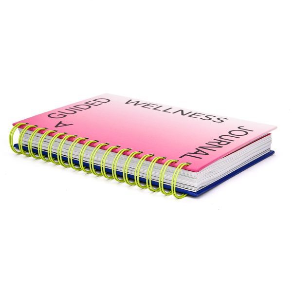 Custom spiral notebook printing pink A4 / A5 hard cover spiral notebook with double wire O ring - Imagen 3