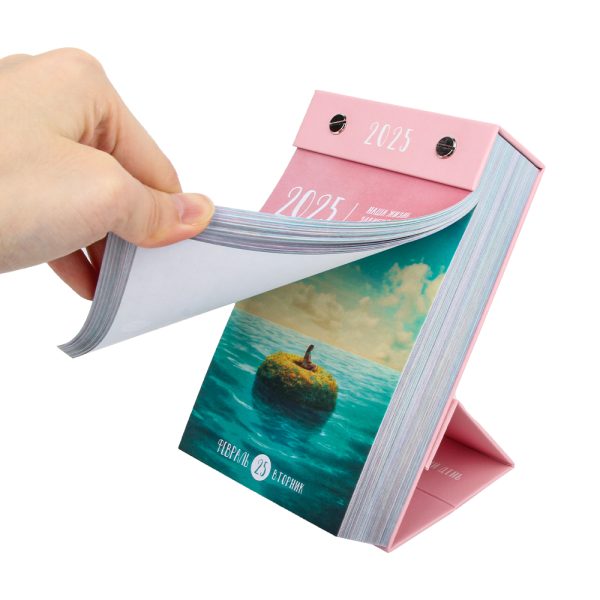 Custom Size Color Desk Calendar 365 DayTear-off Daily Calendar Daily with Tear Pages - Imagen 3