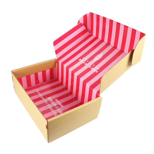 Custom Logo Cardboard Recyclable Corrugated Box Mailers Printing Shipping Box Packing Boxes - Imagen 6