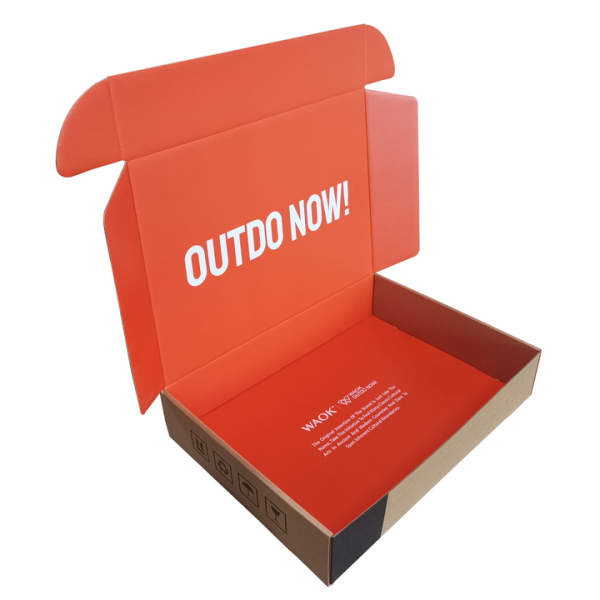 Custom Logo Cardboard Recyclable Corrugated Box Mailers Printing Shipping Box Packing Boxes - Imagen 4
