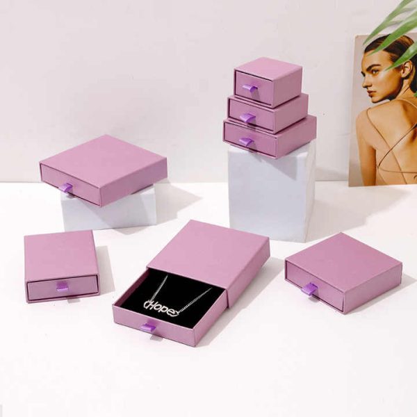 Custom Earrings Necklace Drawer Box