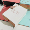 Drawer Earrings Necklace Packing Box Bracelet Ring Jewelry Pull-out Paper Box Pink White Jewelry Drawer Packing Box - 画像 (2)