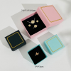 Custom Earrings Necklace box Bracelet Ring Paper Pink White Jewelry Drawer Packing Box - Image 2