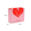 Hot Sale Red Heart Paper Bags Shaped White Cardboard Handle pink Shopping Bag Gift Packing for Small Business – Bild 6