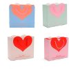 Hot Sale Red Heart Paper Bags Shaped White Cardboard Handle pink Shopping Bag Gift Packing for Small Business – Bild 4
